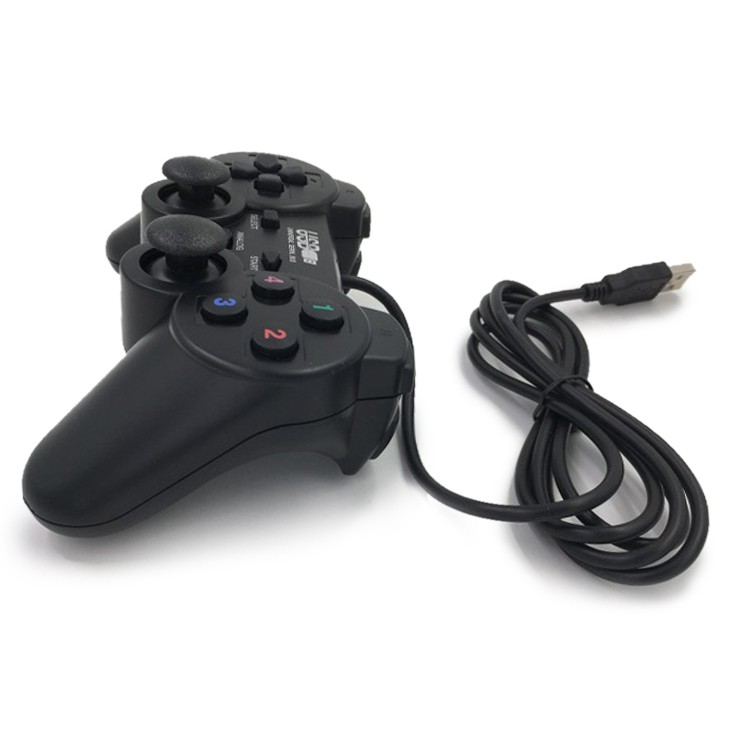 Bbbbbbbbb Tay cầm chơi game PS2/3/4 có dây kết nối USB cho PC / Laptop bbbbbbbbbbbb aaaaaaaa