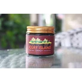 Sáp vuốt tóc nam dành cho tóc dày Dandy clay Island 56gr