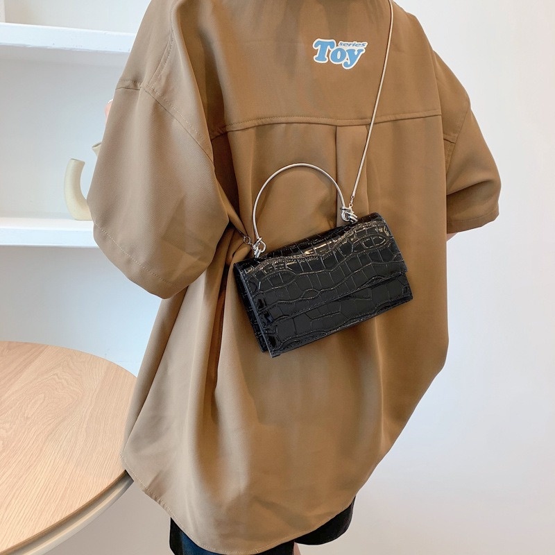 Túi Đeo Chéo Họa Tiết Viên Đá Mới 2022 Mới Với Hàng Trăm NB00412