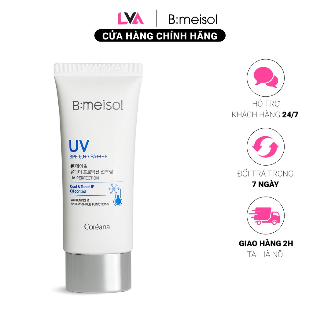 Kem chống nắng căng bóng B:meisol Hàn Quốc 60ml