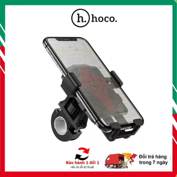🚀CHÍNH HÃNG🚀 Giá Đỡ Điện Thoại Xe Đạp-Xe Máy-Xe Nôi HOCO CA73 Xoay 360 Độ Kèm Dụng Cụ Lắp Đặt-Dây Bảo Vệ DT Siêu Bềnkepd