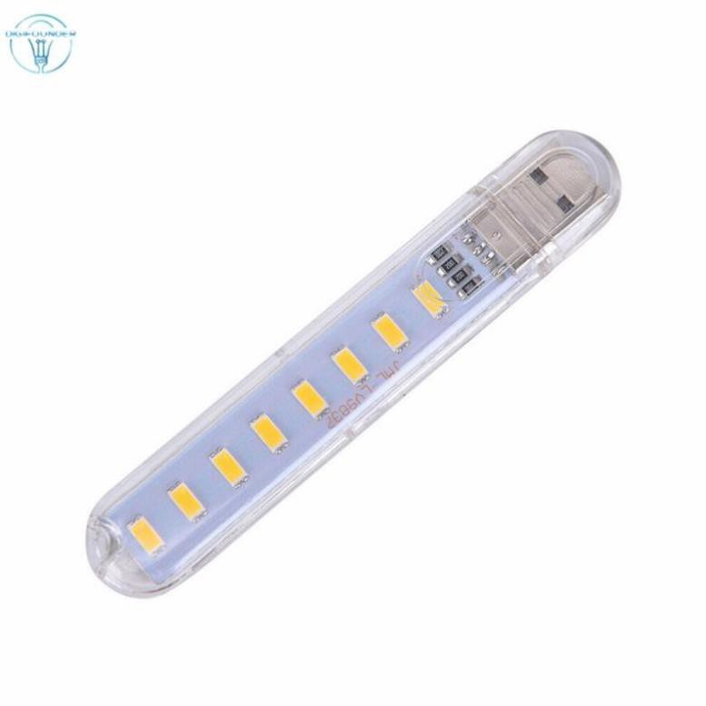 Đèn LED USB Mini 8 Bóng DC 5V Tiện Dụng