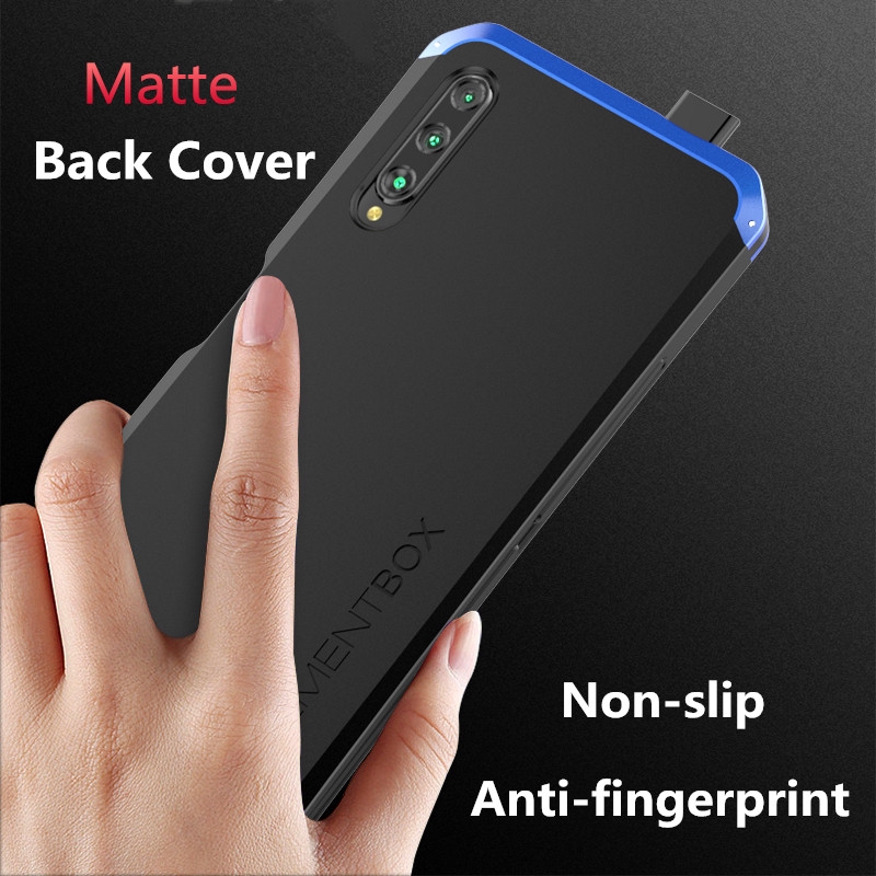 Ốp điện thoại PC cứng viền kim loại chống sốc cho OPPO RENO 2 RENO 10X ZOOM OPPO RENO2 RENO10X