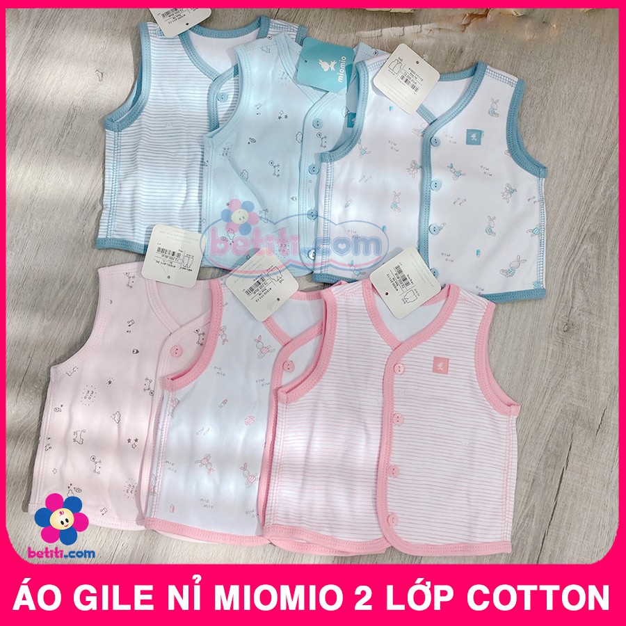 [Gile Dày] Áo Gile Nỉ Cotton Cho Bé MioMio 2 Lớp - Mio Việt Nam