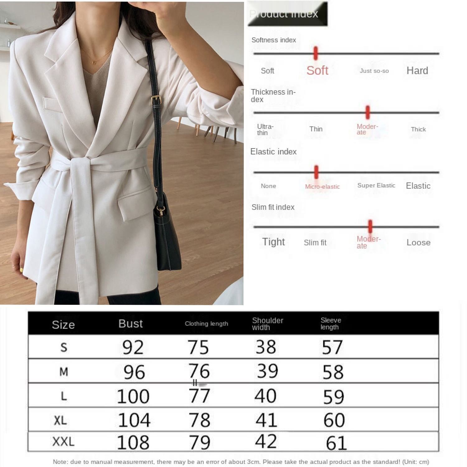 Áo Khoác Blazer Dáng Ôm Phong Cách Hàn Quốc Thời Trang Mùa Xuân 2021 | BigBuy360 - bigbuy360.vn