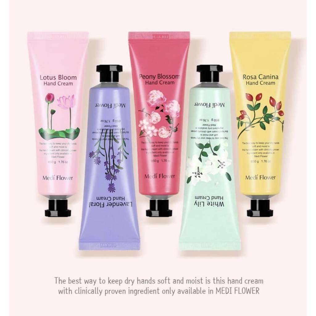 Kem bôi tay The Secret Garden 5pcs Hand Cream Set 🔸 CAO CẤP 🔸 kem dưỡng da tay giúp làm mềm ngăn ngừa tổn thương