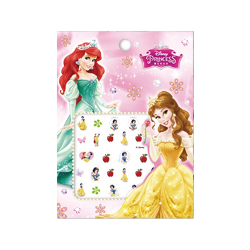 Miếng Dán Trang Trí Móng Tay Hình Công Chúa Disney Dành Cho Bé Gái