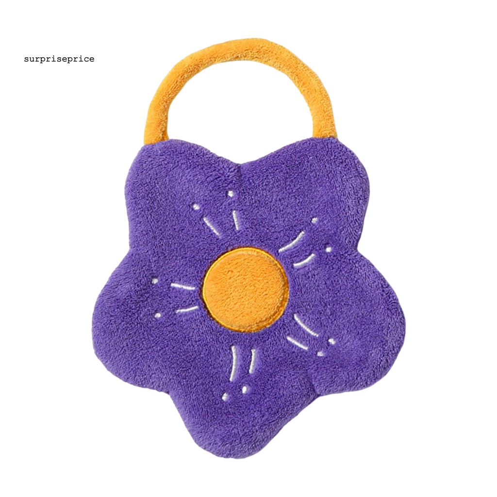 Khăn Lau Tay Dày Dặn Thoáng Khí Hình Hoa Cho Nhà Bếp / SPA