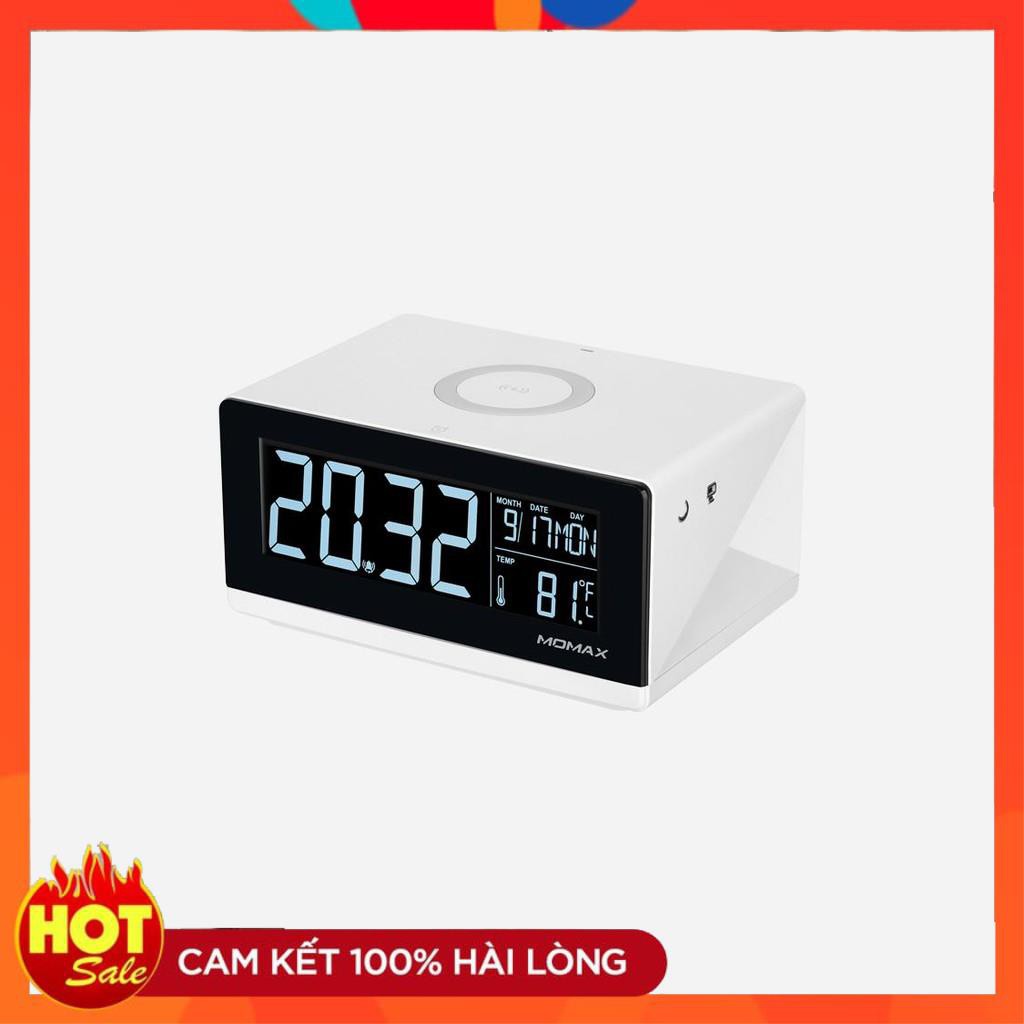 Đồng Hồ Thông Minh Kiêm Sạc Không Dây Momax - Hàng chính hãng