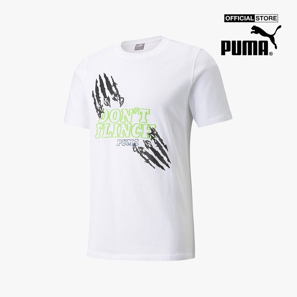 PUMA - Áo thun nam cổ tròn ngắn tay 4th Quarter Basketball 532361-03