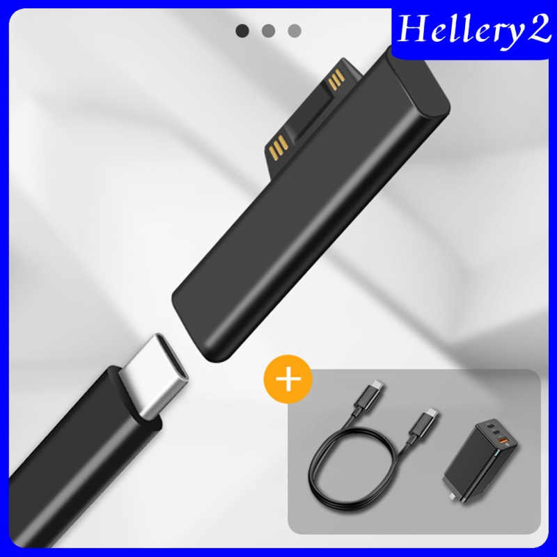 [HELLERY2] USB 3.1 Charging Adapter for Microsoft Surface Pro Works with 3A  Cable