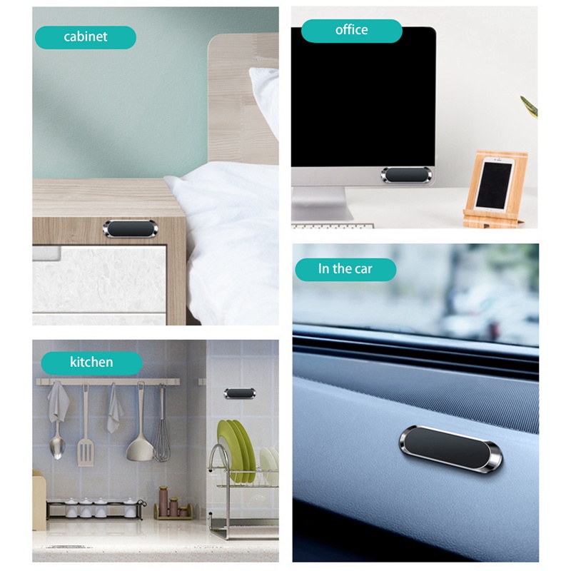 Giá đỡ điện thoại bằng kim loại từ tính gắn xe hơi tiện dụng | BigBuy360 - bigbuy360.vn