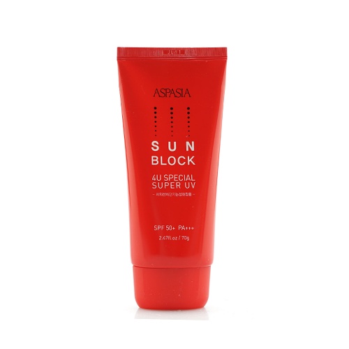 Kem Chống Nắng Vật Lý Ngăn Chặn Tia UVA/UVB Aspasia Brightening UV Sunblock 70g / SPF 50+ PA +++