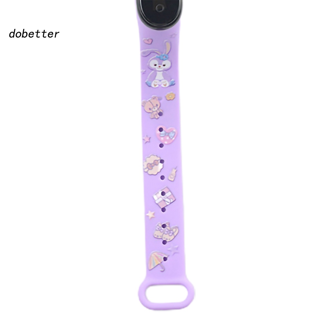 &lt;Dobetter&gt;Đồng hồ đeo tay hoạt hình đáng yêu trọng lượng nhẹ cho trẻ em