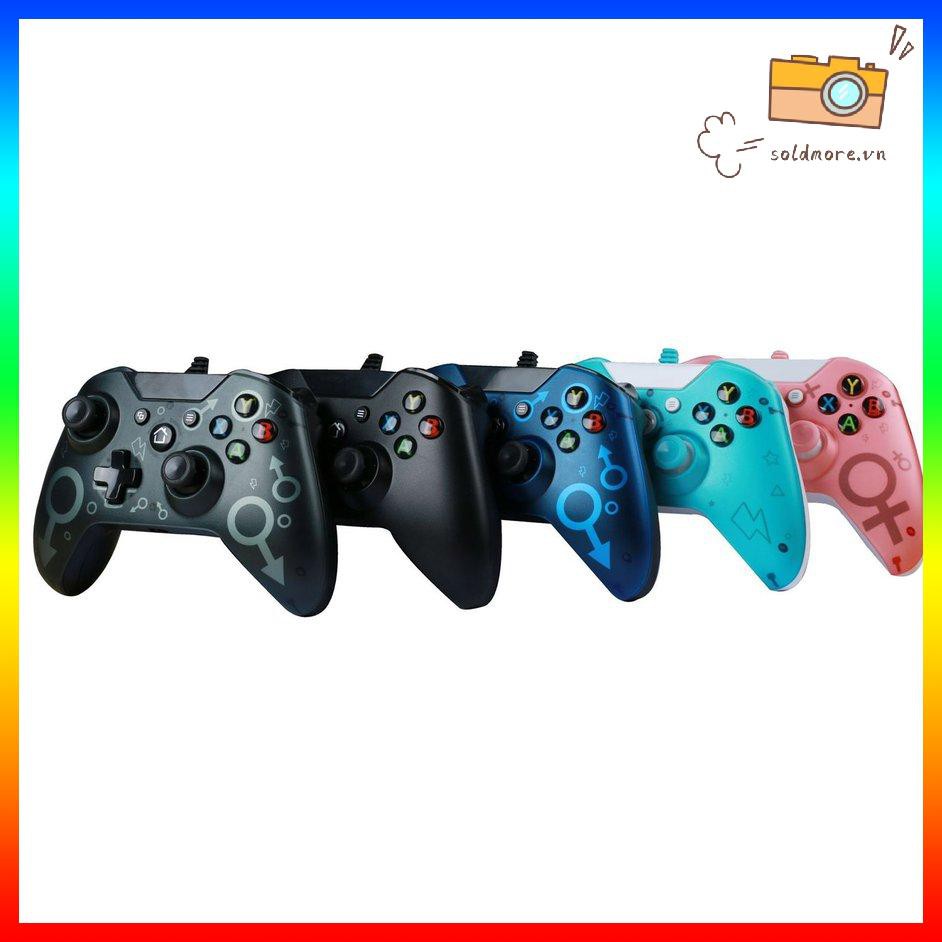 Tay Cầm Chơi Game Có Dây Và Rung Rung Cho Xbox One / Pc N-1