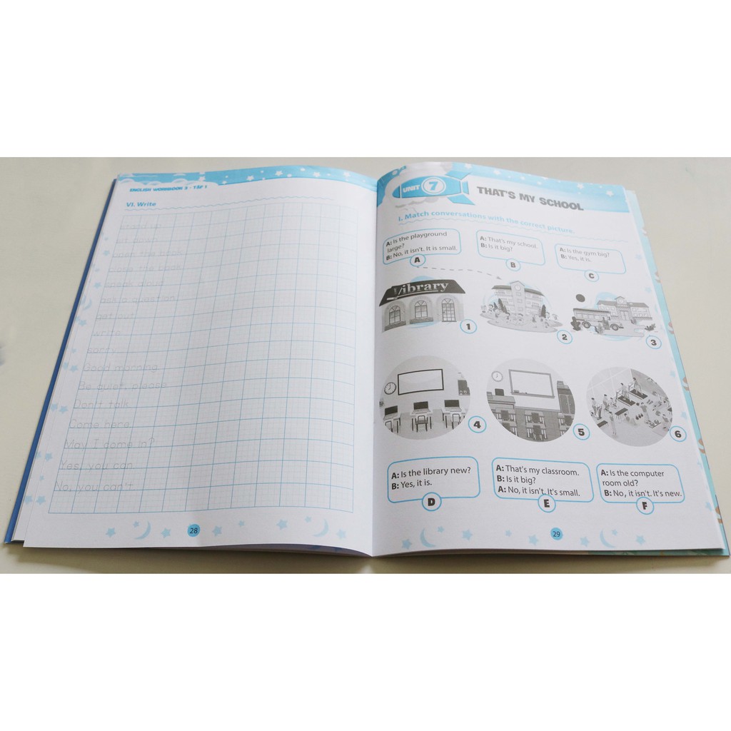 Sách - Bài Tập Bổ Trợ Luyện Viết Tiếng Anh - English Workbook Lớp 3 Tập 1