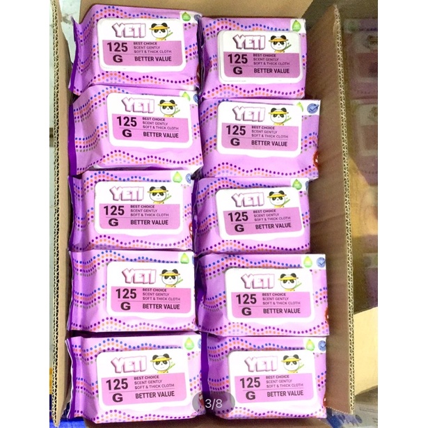 5 bịch khăn giấy không mùi an toàn cho bé và da nhạy cảm loại 125 gr hơn 140 tờ