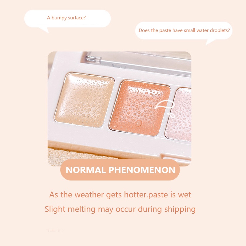 Kem che khuyết điểm SUAKE 5 màu độ che phủ cao/ chống thấm nước/ giữ màu lâu trôi 8g