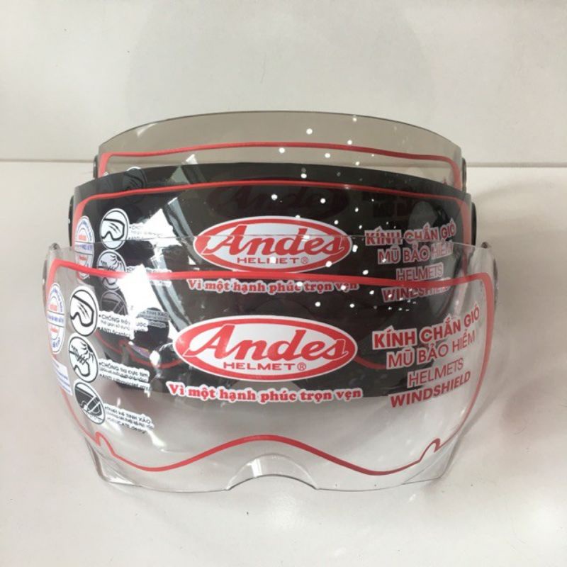 Kính thay thế mũ bảo hiểm andes 109 k