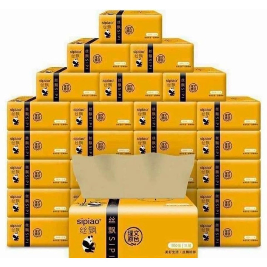 🐼 KHĂN GIẤY GẤU TRÚC SIPIAO 1 gói 300 tờ 🐼