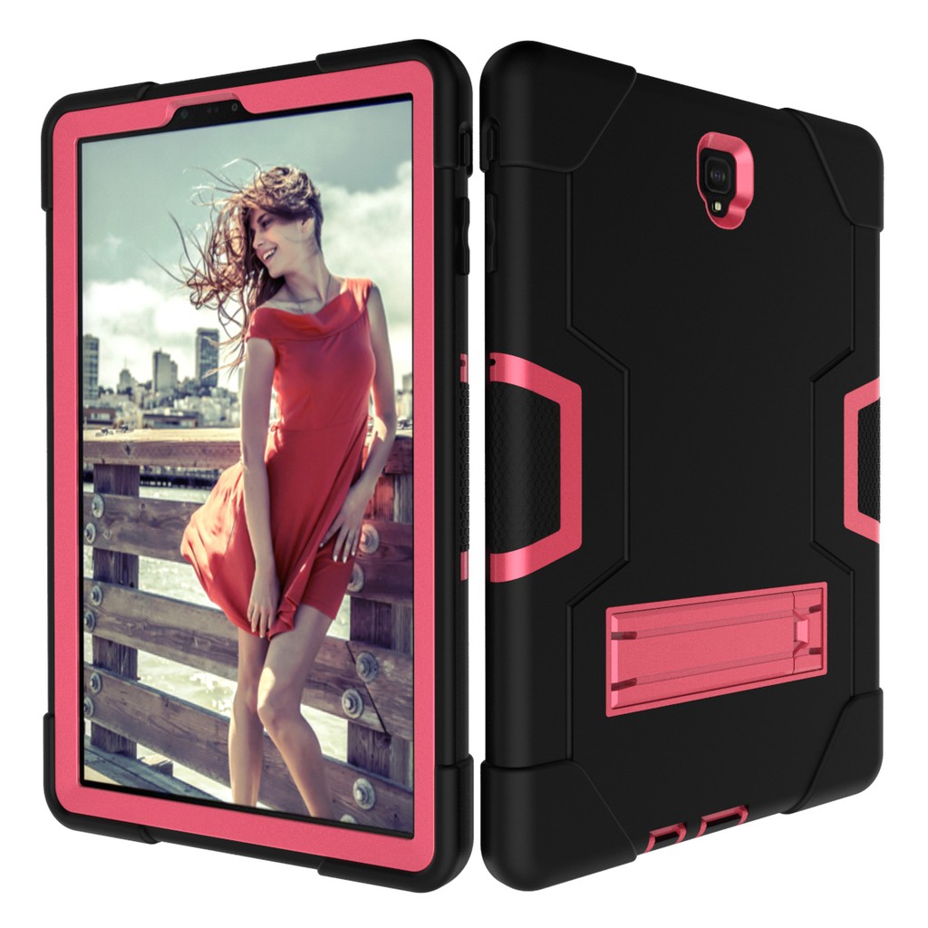 Samsung Galaxy Tab S4 10.5'' 2018 SM-T830 T835 T837 multiple protection heavy armor case with bracket hit color tablet cover
