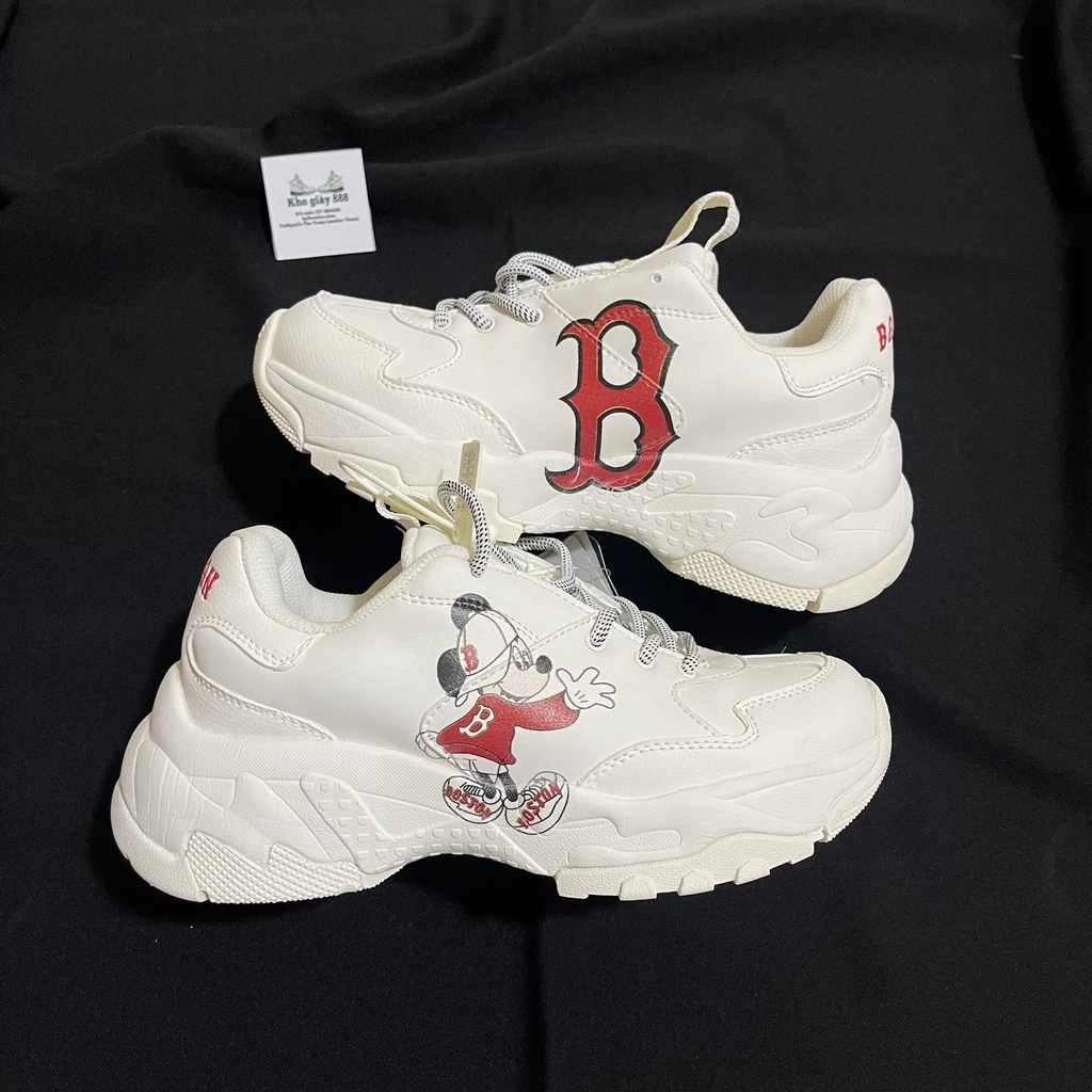 giày ML B boston mickey đỏ cao cấp