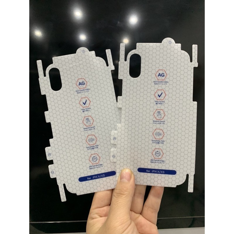 Dán full máy ppf Iphone X/ Xs, Xs Max....