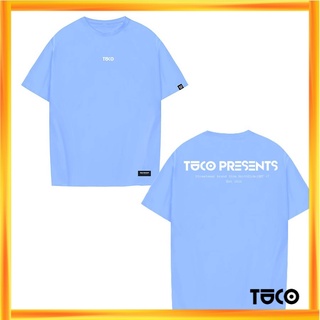 Áo thun tay lỡ basic tee TUCO blue white, áo phông cotton form rộng OVERSIZE unisex nam nữ local brand