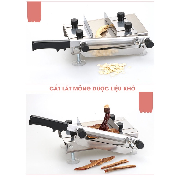 Máy thái thịt ĐA NĂNG - INOX - THỰC PHẨM ĐÔNG LẠNH, DÒ, CHẶT GÀ VỊT XƯƠNG - DAO CẮT THÁI THỊT CHỐNG RỈ, DỈ, GỈ