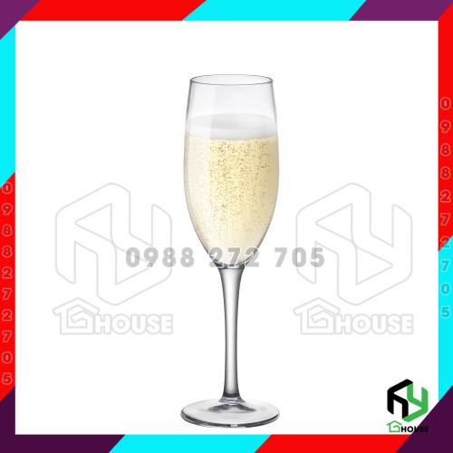 Ly uống rượu sâm panh thủy tinh cường lực,champagne, wine glass New Kalix 170ml - Bormioli Rocco
