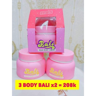 Combo 3 hủ kem body bali