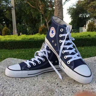 Giày CV Classic Cổ Cao Nữ Xanh Biển