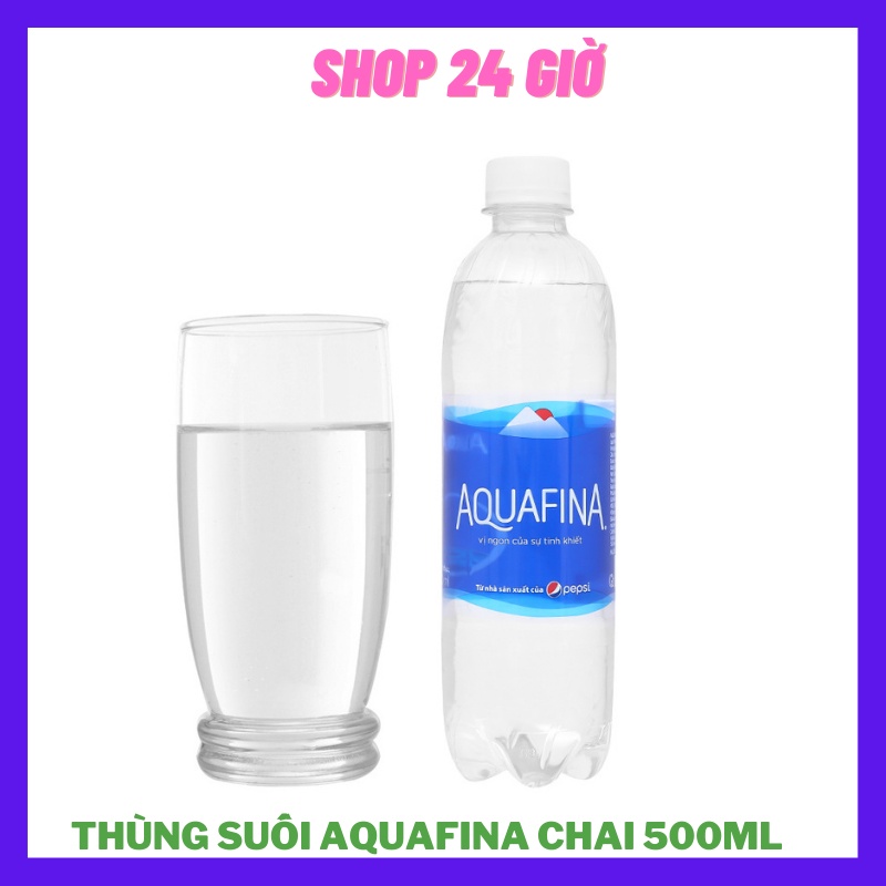 Nước Suối Aquafina thùng 24 Chai 500 Ml