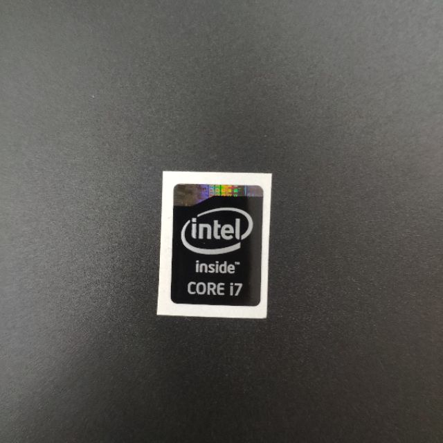 Logo Intel CORE i7 dán trang trí máy tính, laptop