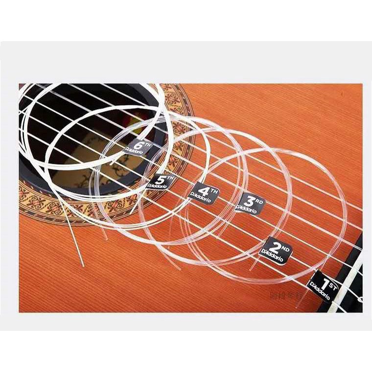 Dây Đàn Ghi Ta D'ADDARIO J45 J46 Ej27N Ej49 Chất Liệu Nylon Phong Cách Cổ Điển