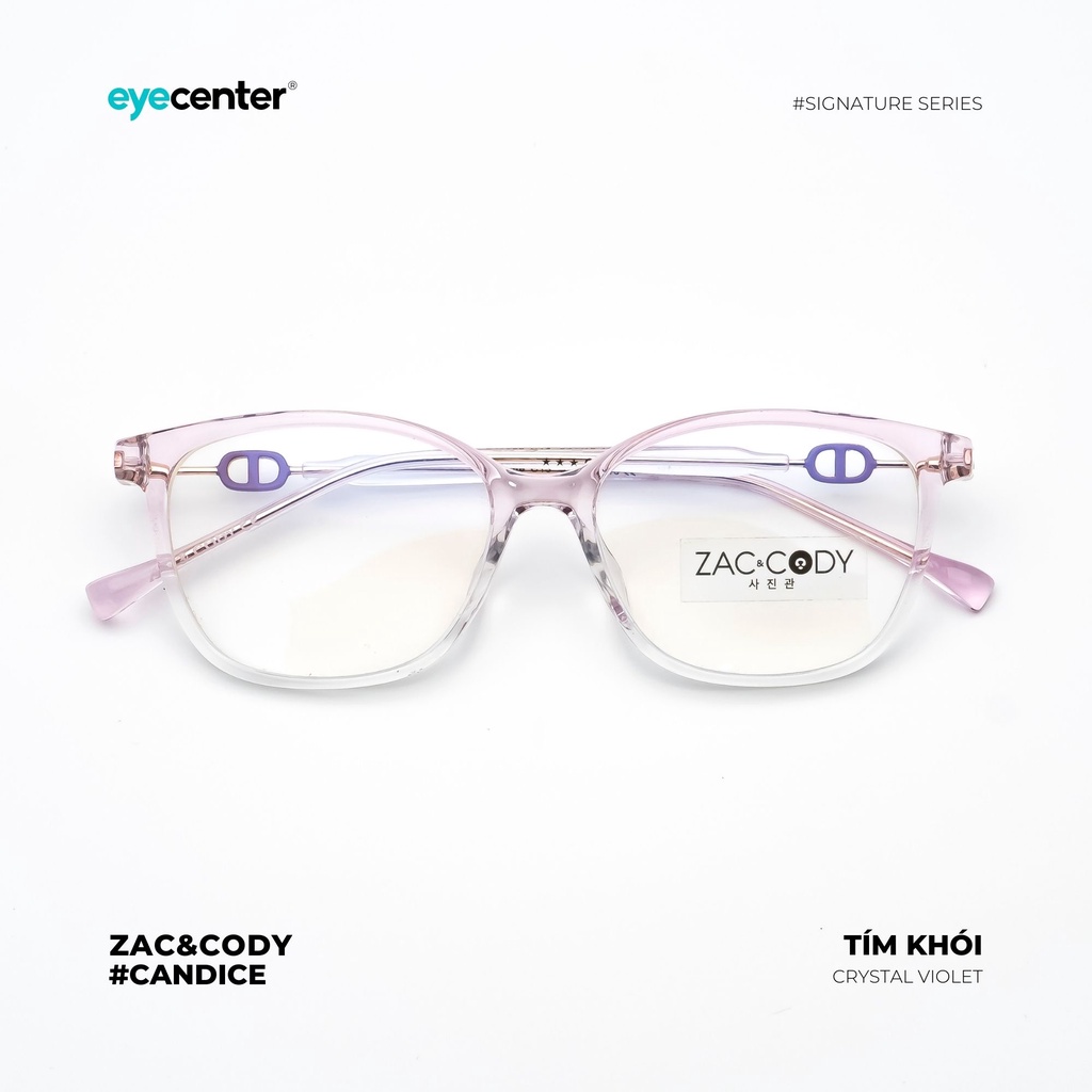 Gọng kính cận nữ chính hãng ZAC & CODY CANDICE A34-S  lõi thép chống gãy nhập khẩu by Eye Center Vietnam