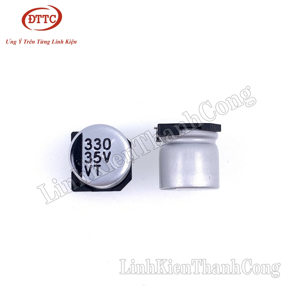 Tụ Nhôm 330uF 35V 10x10mm