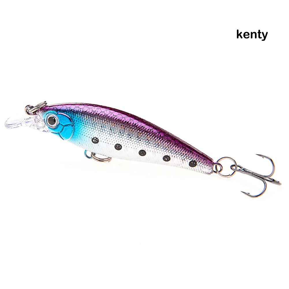 Đồ Chơi Nhân Vật Hoạt Hình Nhật Bản☀Mồi Câu Cá Giả Mắt 3D 7.5cm 6.7g 7.5G Có Móc