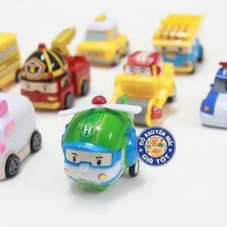 BỘ 8 XE TRỚN ROBOCAR POLI