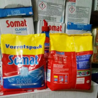 Bột rửa bát somat ,bột rửa chén nhập khẩu túi 1,2kg