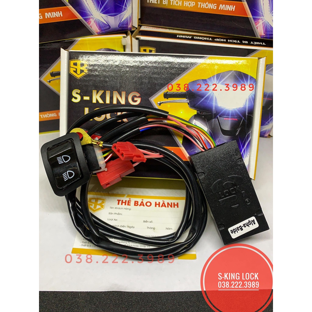 Mạch PASSING 3s Tắt Đèn Xe WAVE ALPHA | BẢO HÀNH 18 THÁNG THƯƠNG HIỆU S-KING LOCK