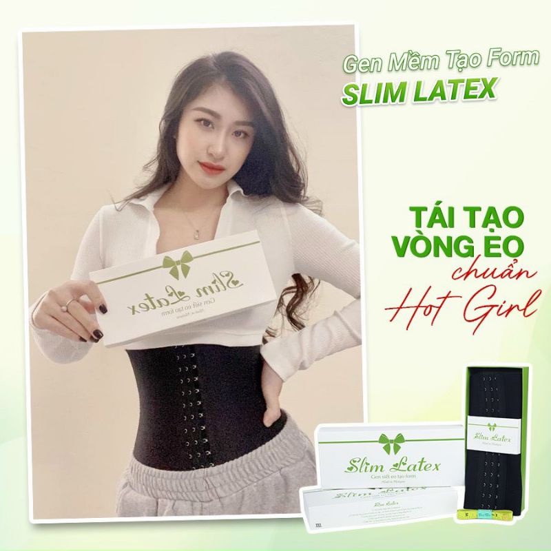 GEN SIẾT EO SLIM LATEX, HỖ TRỢ GIẢM MỠ , ĐỊNH HÌNH PHOM DÁNG