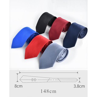 Cà Vạt Công Sở Sọc 3D Bản 8cm CV0018