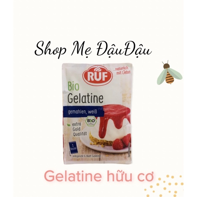 Gelatine hữu cơ Ruf 9gram