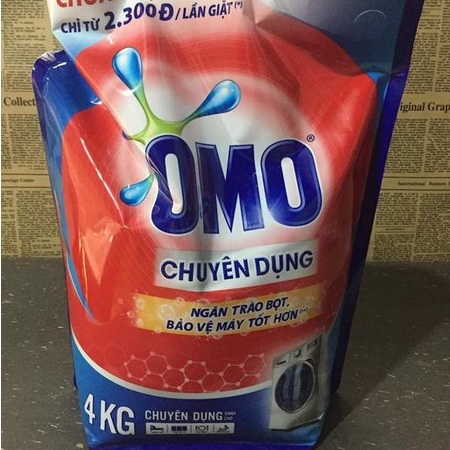 Nước giặt Omo 4kg chuyên dụng