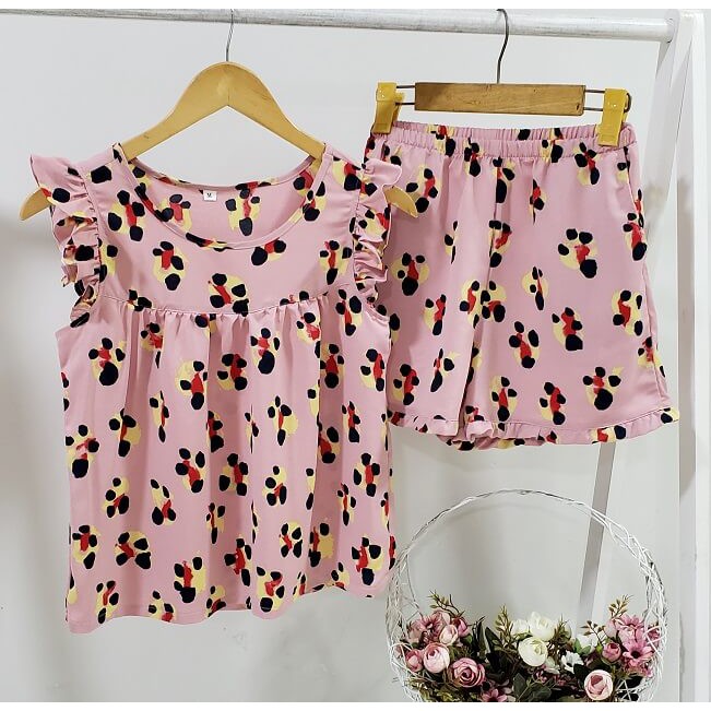 [Mã WARUN12 giảm 12% đơn 99k] [Giảm giá]Đồ bộ sát nách cánh tiên mềm mát(Hàng shop tự thiết kế) | BigBuy360 - bigbuy360.vn