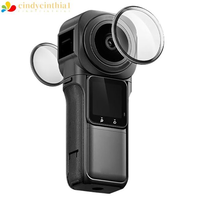 1 Cặp Miếng Dán Bảo Vệ Ống Kính Máy Ảnh Cho Insta360 One Rs 1 Inch Leica Panoramic Ốp