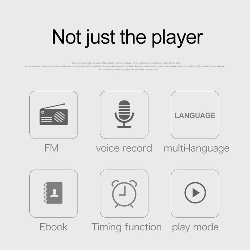 Máy Nghe Nhạc Mp3 8g Kèm Tai Nghe | BigBuy360 - bigbuy360.vn