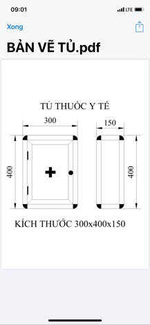 Tủ thuốc y tế gia đình