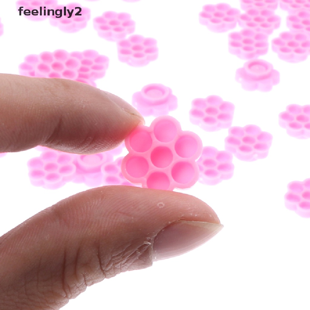 [Hàng mới về] Set 100 cố đựng keo nối mi giả chất lượng cao tiện dụng